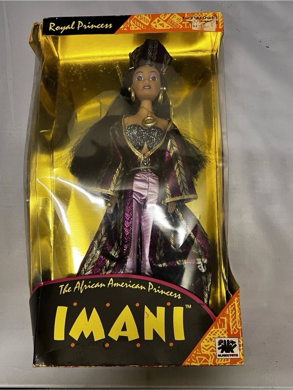 African-American Imani Royal Princess Fashion Doll item #30035 Barbie size VTG